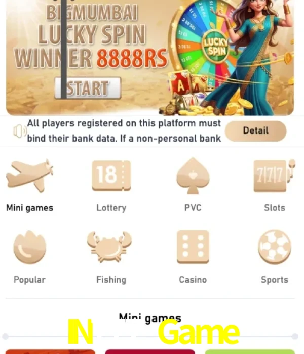 IN777 Game login