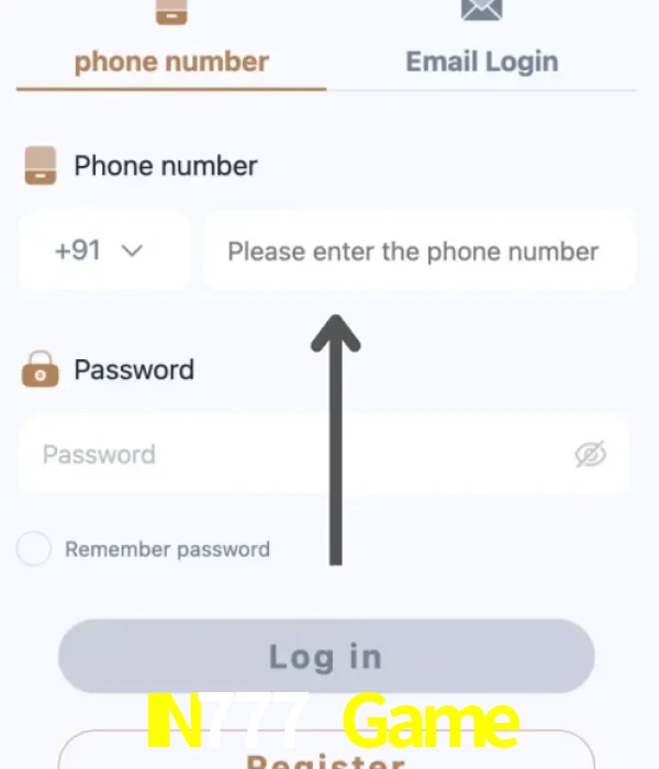 IN777 Game login